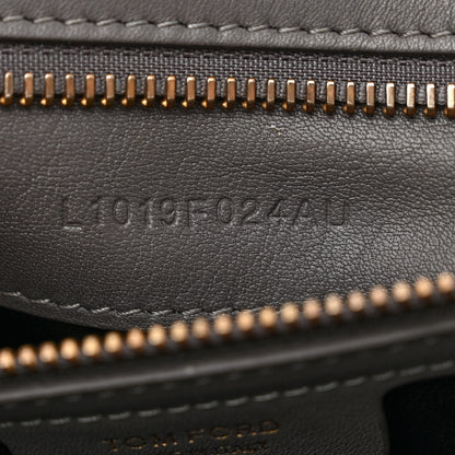 Tom Ford Calfskin Sasha Shoulder Bag Dark Grey 7 of 12