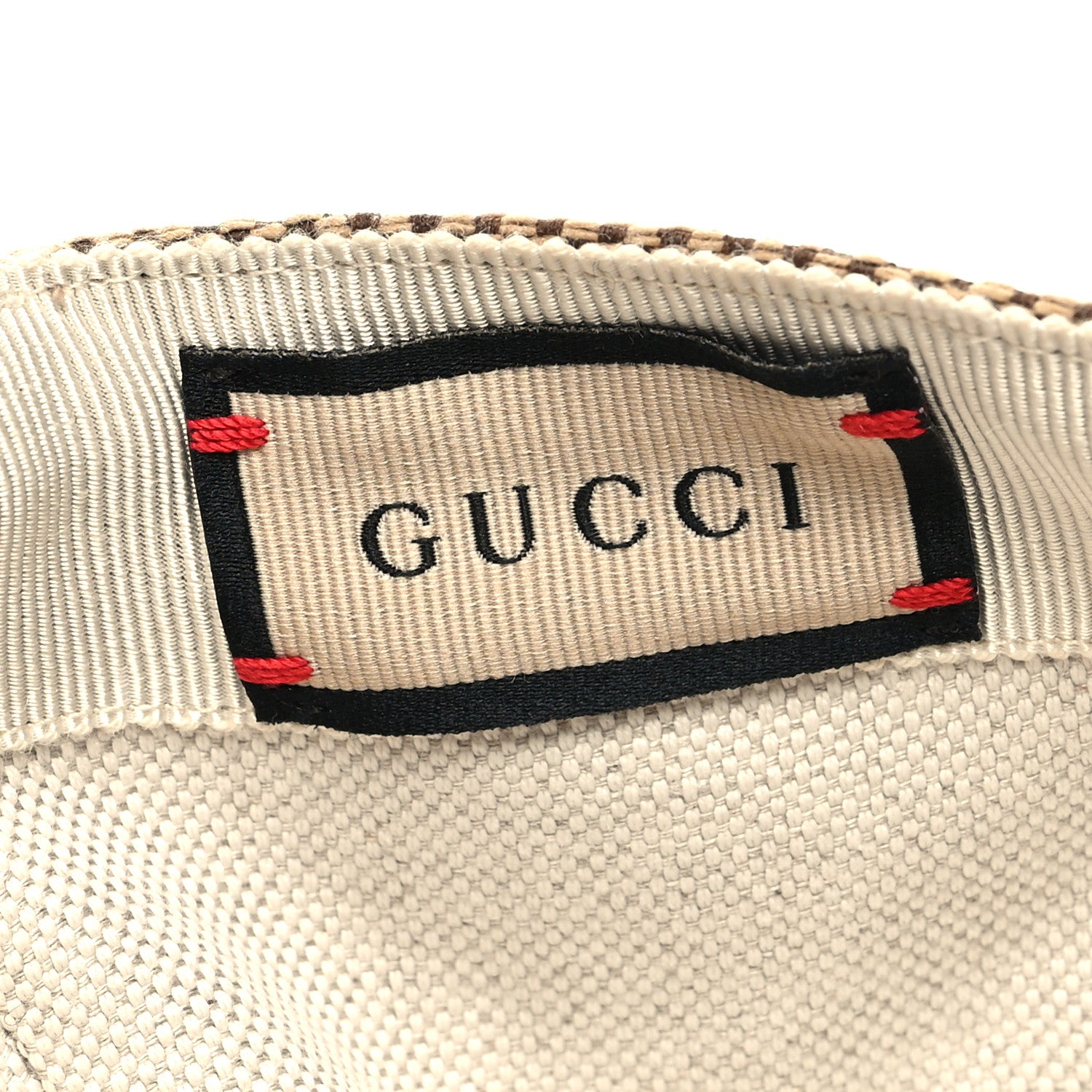 Gucci Monogram Jumbo GG Baseball Hat M 57 Camel Ebony 7 of 9