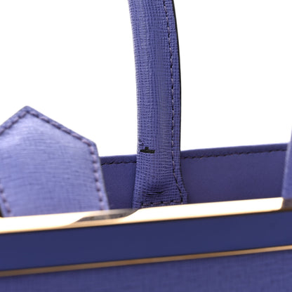 Fendi Vitello Elite Regular 2Jours Tote Cassis 12 of 15