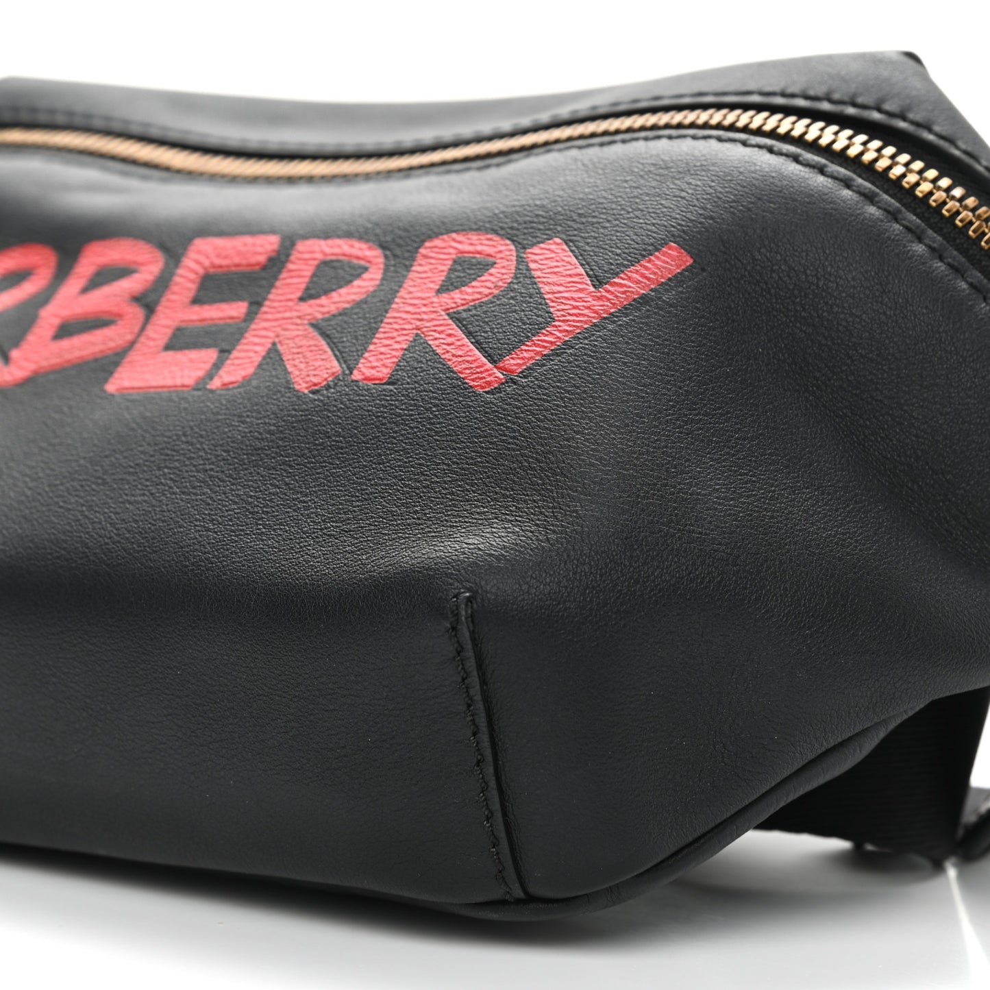 Calfskin Medium Sonny Bum Bag Black Red
