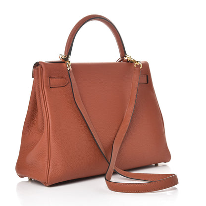 Hermes Togo Kelly Retourne 32 Cuivre 3 of 47