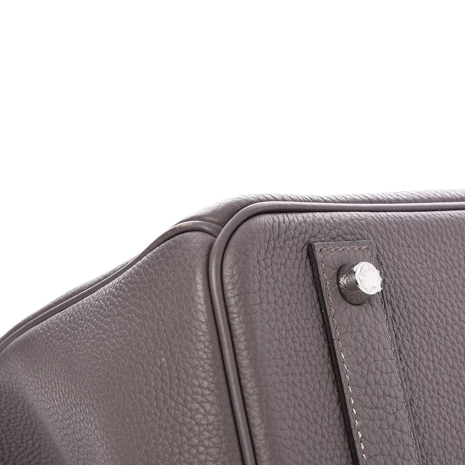 Hermes Togo Birkin 40 Etain 34 of 35