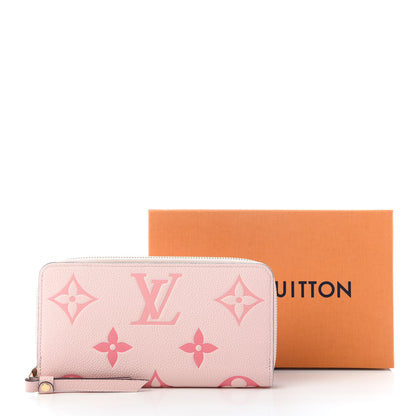 Louis Vuitton Empreinte Monogram Giant By The Pool Zippy Wallet Bouton De Rose 7 of 7