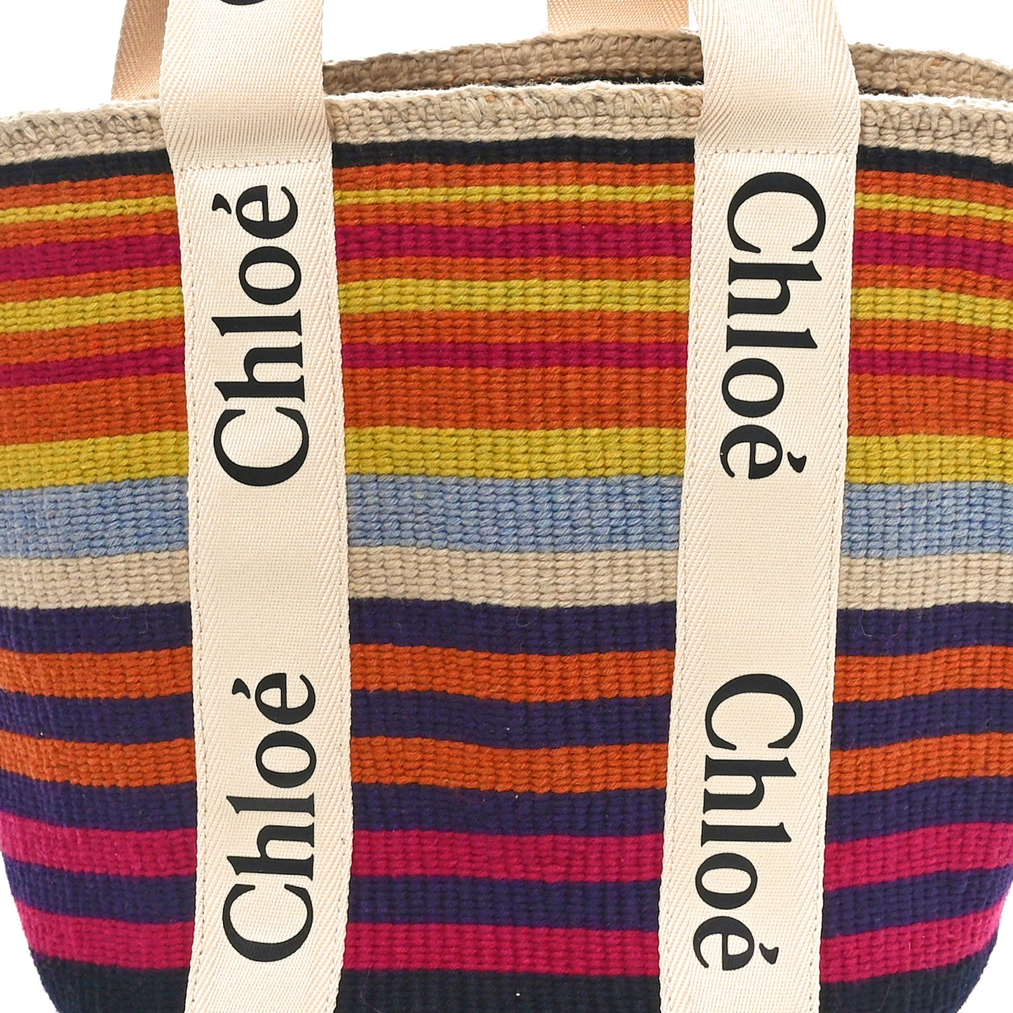 X MIFUKO Woven Large Woody Basket Tote Multicolor