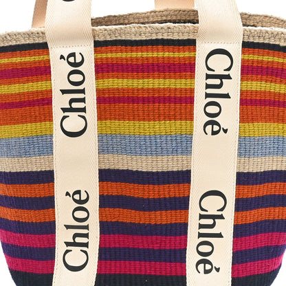 Chloe X MIFUKO Woven Large Woody Basket Tote Multicolor 7 of 11