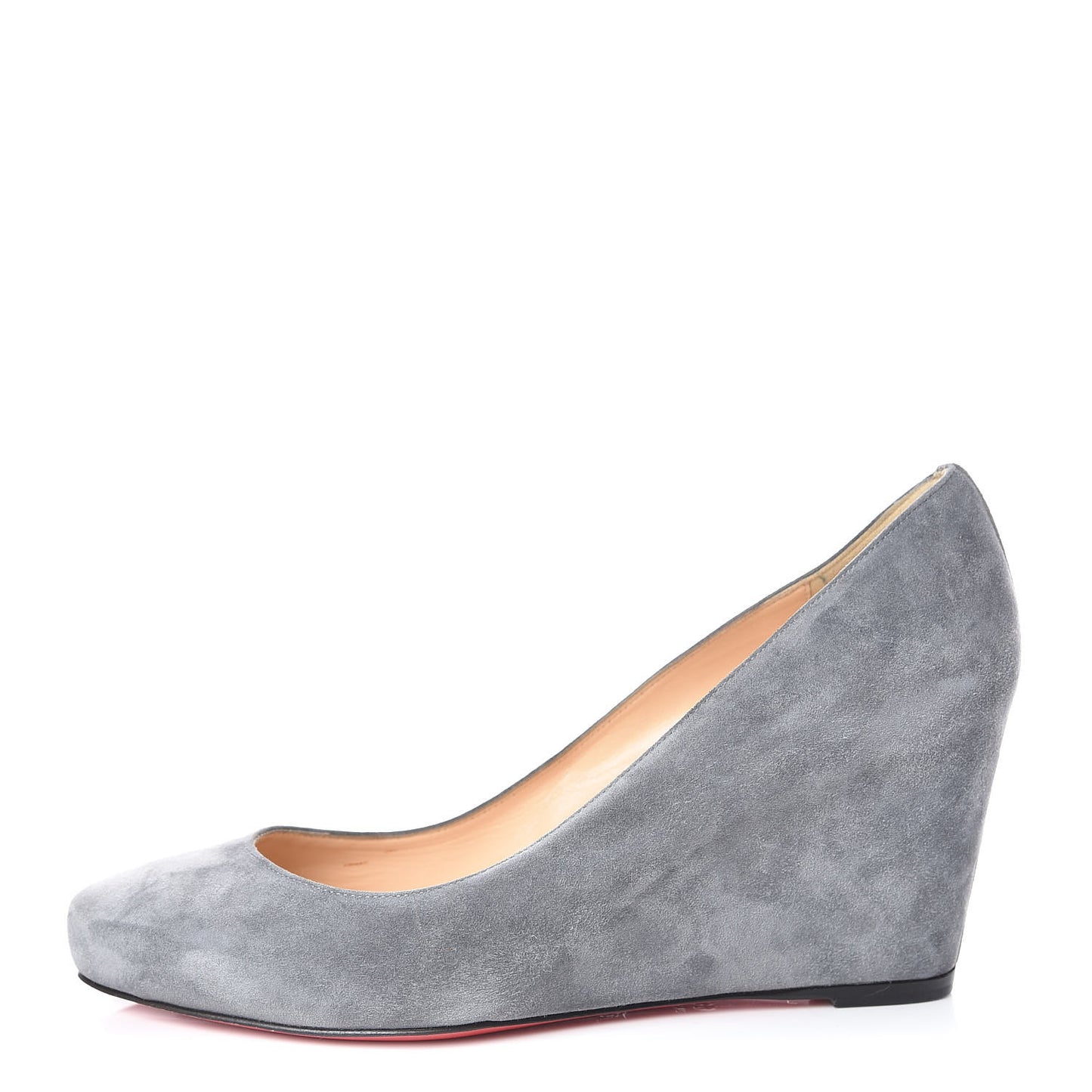 Veau Velours Melissa Wedges 39 Grey