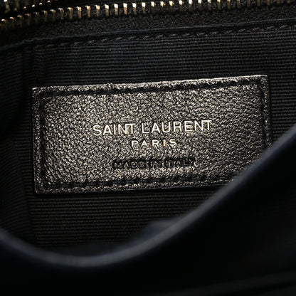 Saint Laurent Suede Toy Loulou Shoulder Bag Deep Marine 8 of 13