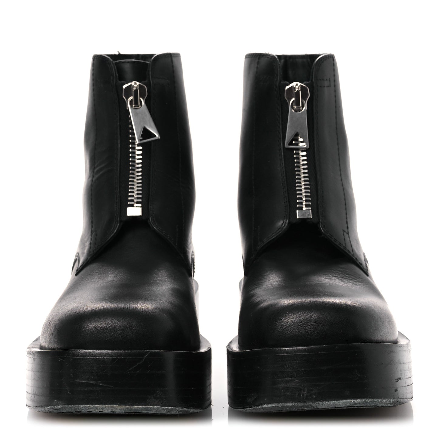 Calfskin Torino Ankle Boots 36 Black