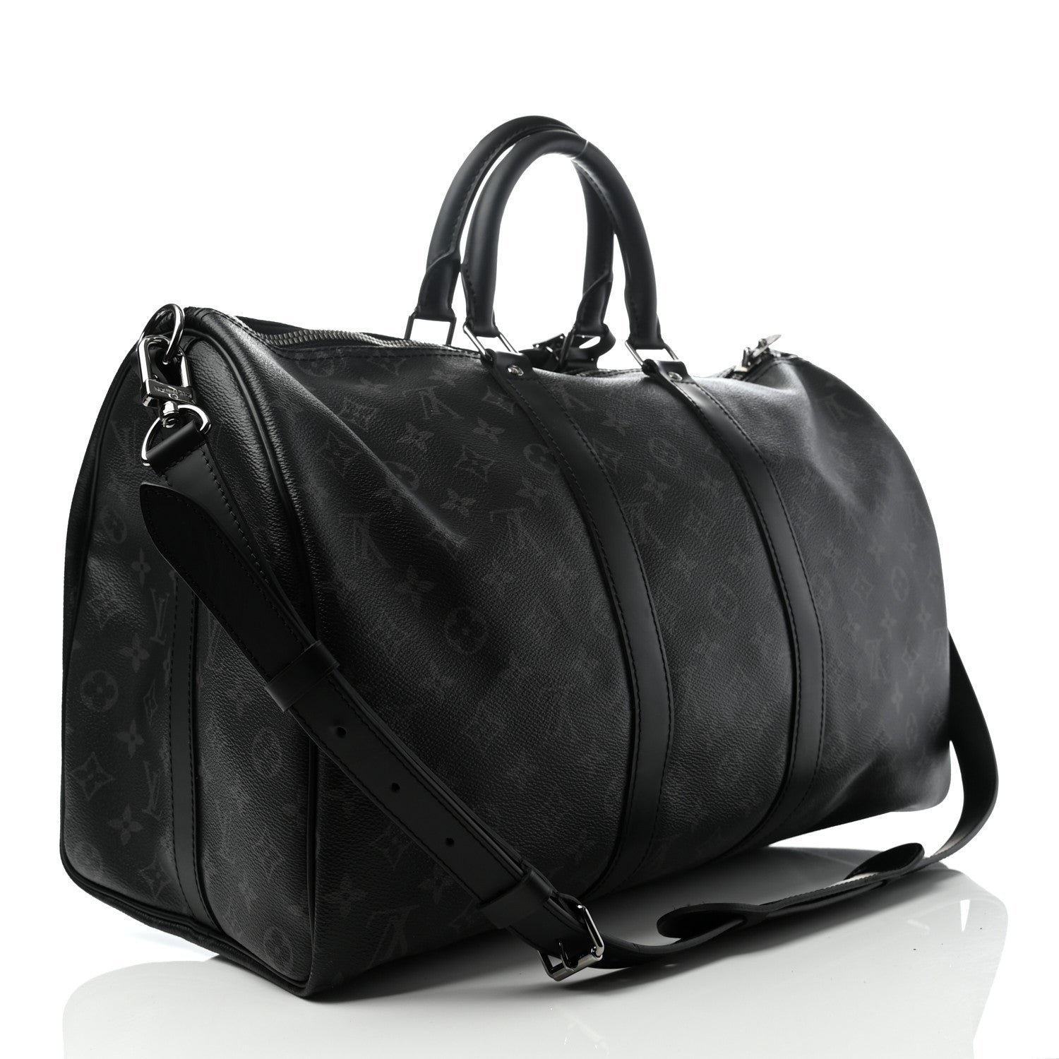 Louis Vuitton Monogram Eclipse Keepall Bandouliere 45 2 of 7
