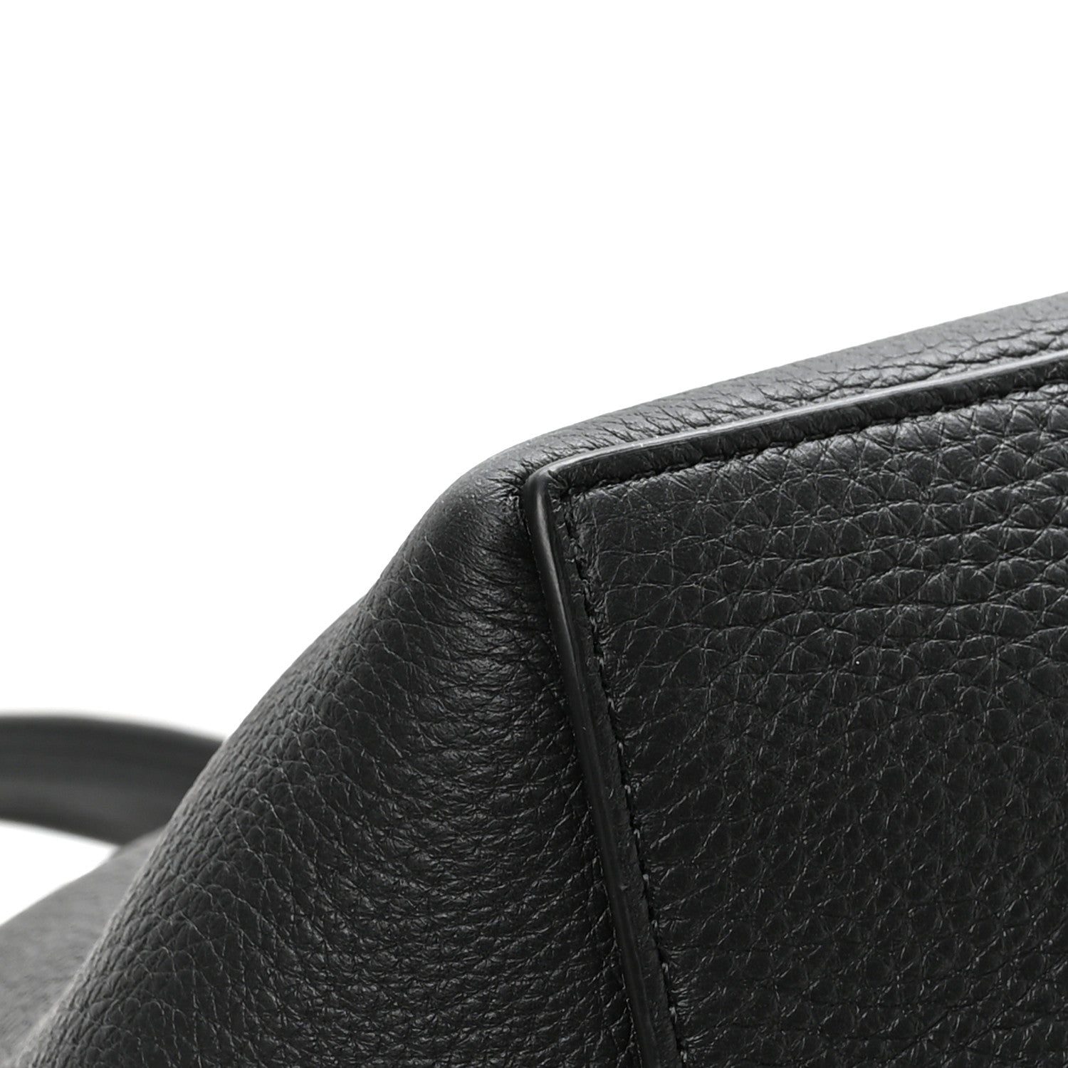 The Row Grained Calfskin Park Tote Three Black 8 of 11