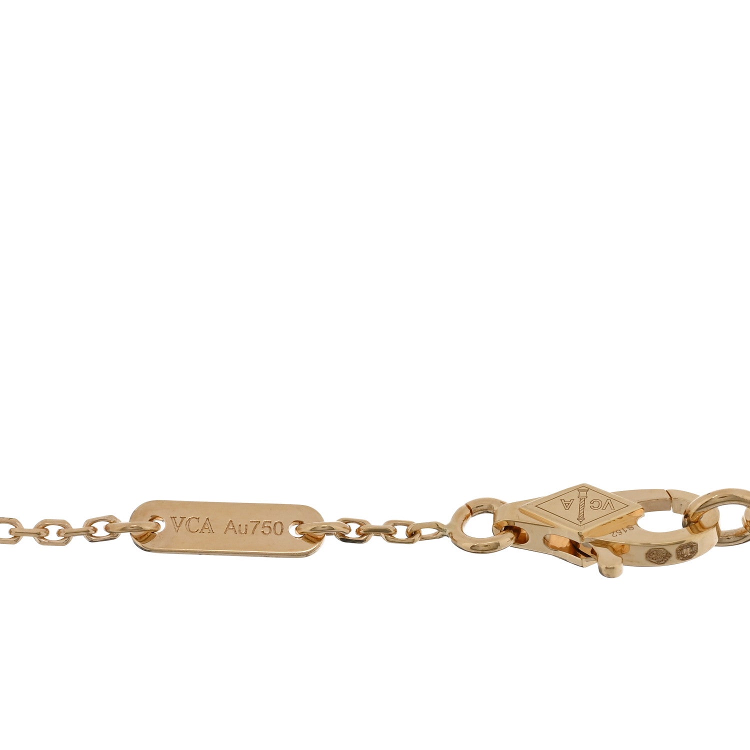 Van Cleef & Arpels 18K Yellow Gold Emerald Mini Frivole Bracelet 3 of 3