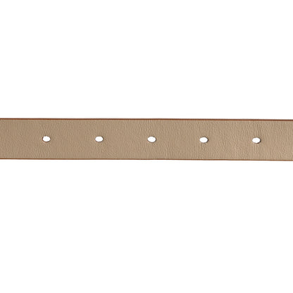 Christian Dior Calfskin Saddle Belt 95 38 Caramel Beige 5 of 6