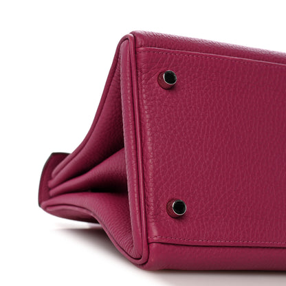 Hermes Taurillon Clemence Shoulder Kelly 42 Tosca 8 of 13