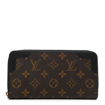 Louis Vuitton Monogram Zippy Retiro Wallet Black 1 of 7