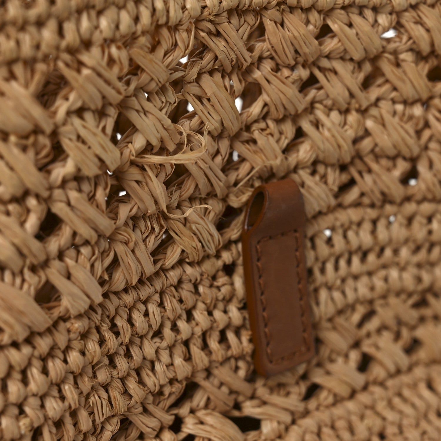 Saint Laurent Raffia Calfskin Small Panier Tote Naturel Naturel 11 of 11