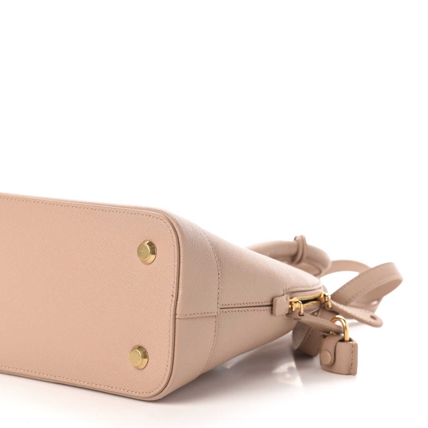 Balenciaga Signature Grained Calfskin Logo S Ville Top Handle Bag Nude Beige White 11 of 12