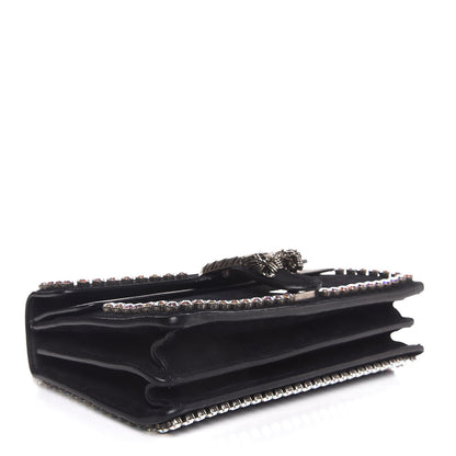 Gucci Suede Crystal Small Dionysus Shoulder Bag Black 5 of 8