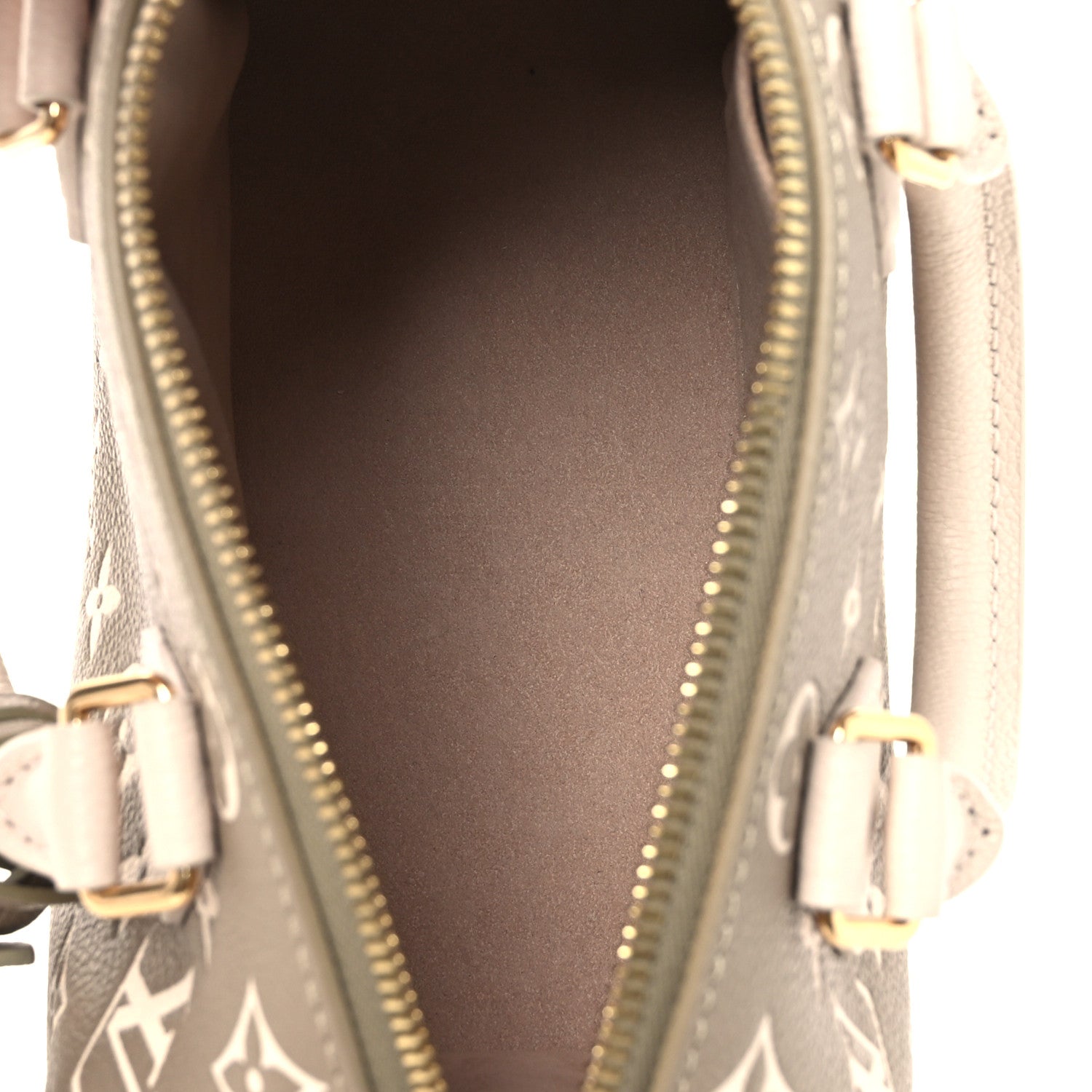 Louis Vuitton Empreinte Monogram Spring in the City Speedy Bandouliere 20 Kaki Beige Cream 6 of 12