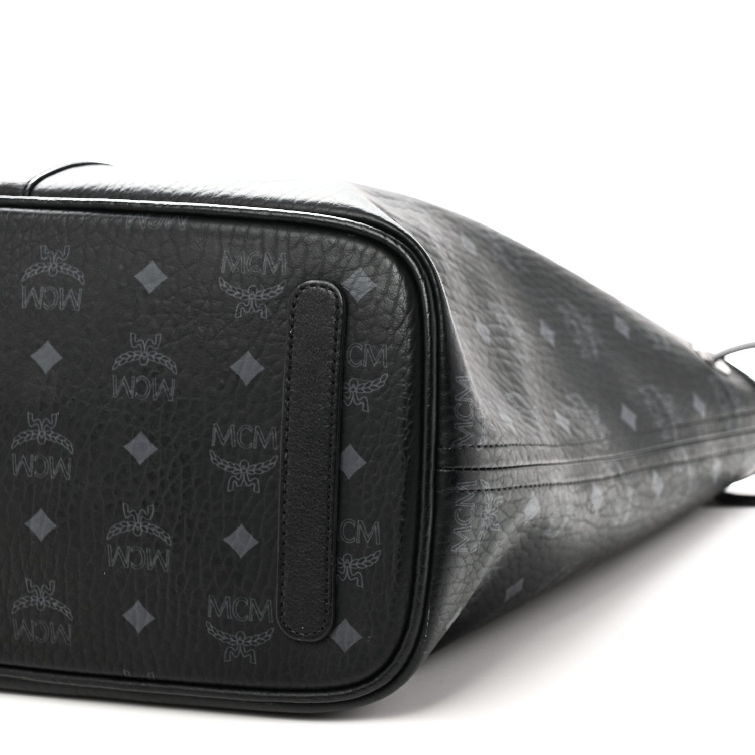 MCM Visetos Medium Liz Reversible Shopper Tote Black 13 of 14