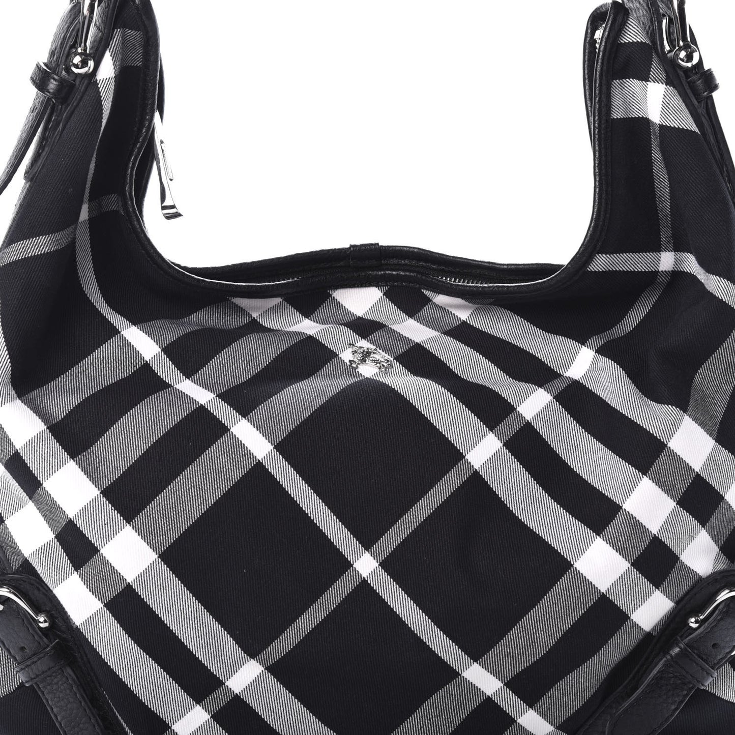 Black Check Larkin Hobo Black