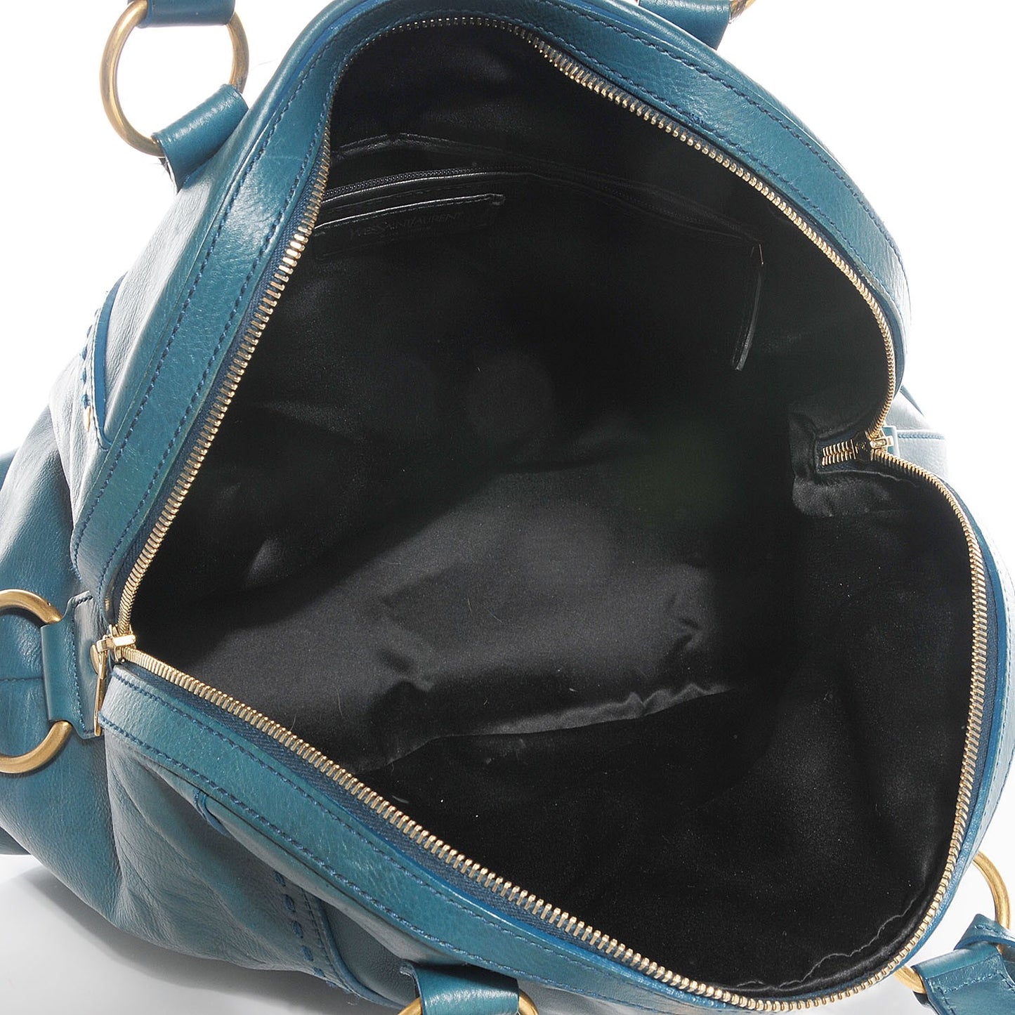 Calfskin Oversized Muse Turquoise