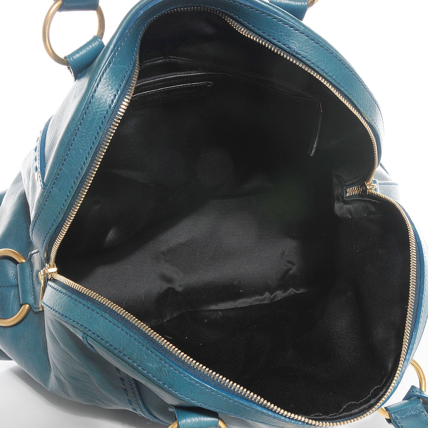 Saint Laurent Calfskin Oversized Muse Turquoise 5 of 9