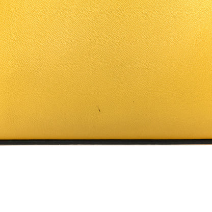 Fendi Shiny Nappa Micro Peekaboo Iconic Satchel Sunflower 13 of 26