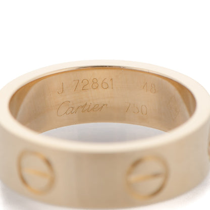 Cartier 18K Yellow Gold 5.5mm LOVE Ring 48 4.5 4 of 4