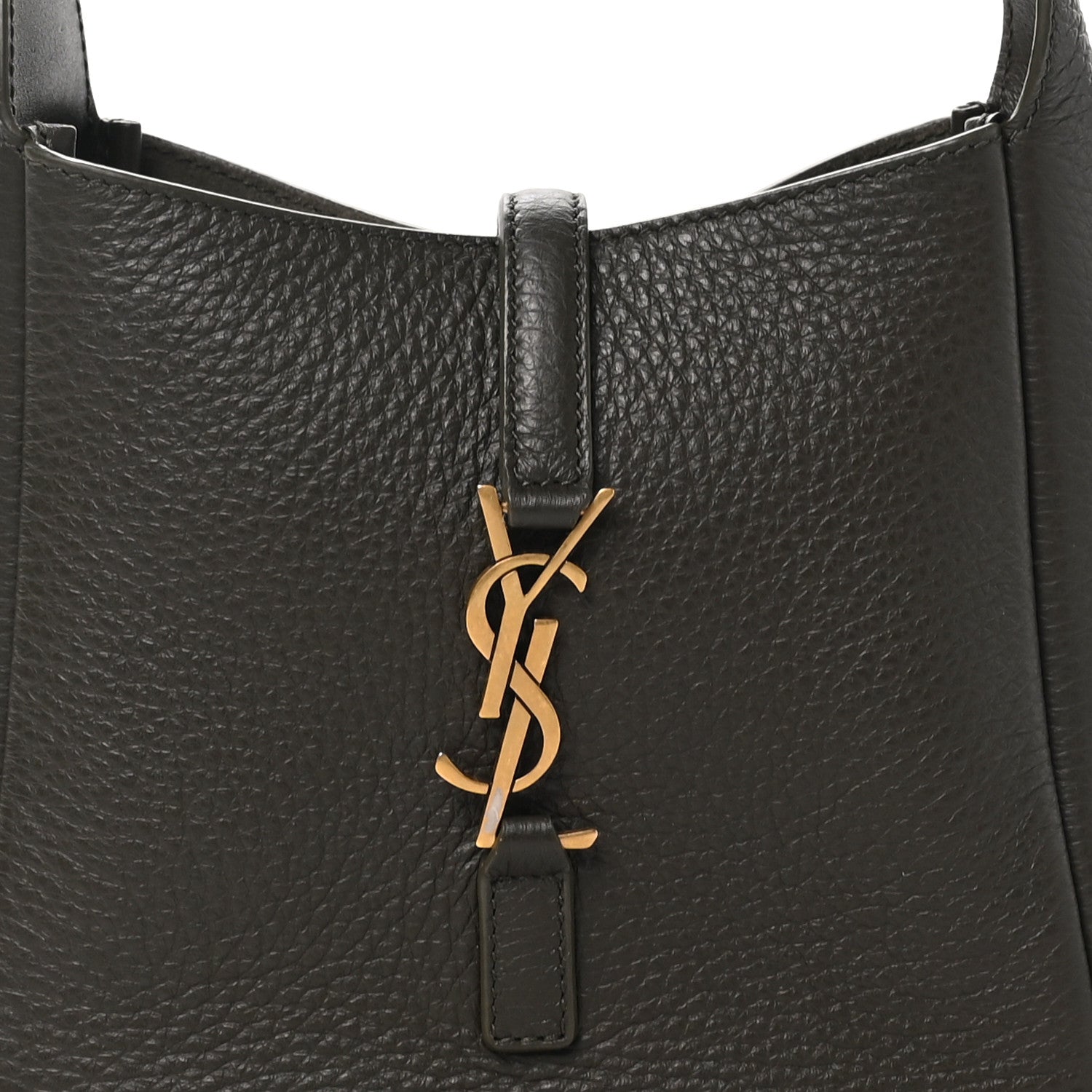 Saint Laurent Grained Deerskin Baby Supple Le 5 A 7 Hobo Light Musk 7 of 9