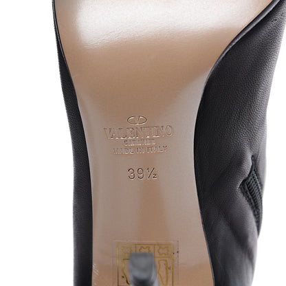 Valentino Garavani Calfskin Over The Knee Boots 39.5 Black 6 of 10