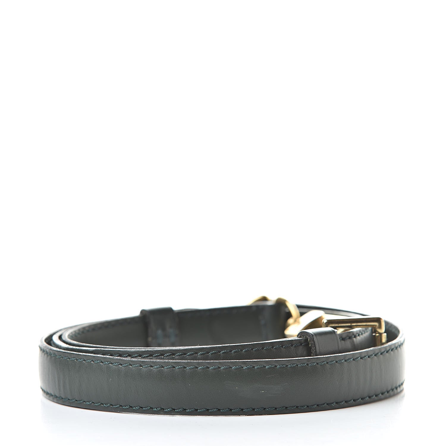 Louis Vuitton Calfskin 20mm Shoulder Strap Green 2 of 7