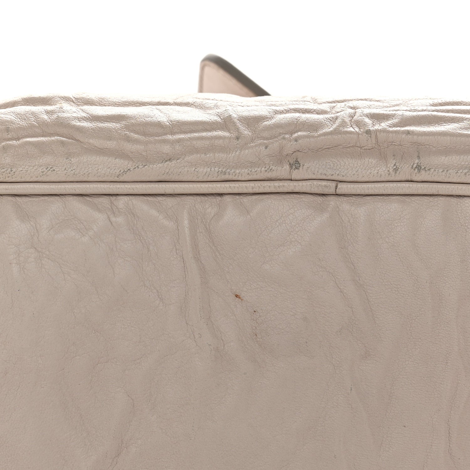 Prada Nappa Antik Bauletto Satchel Argilla 9 of 12