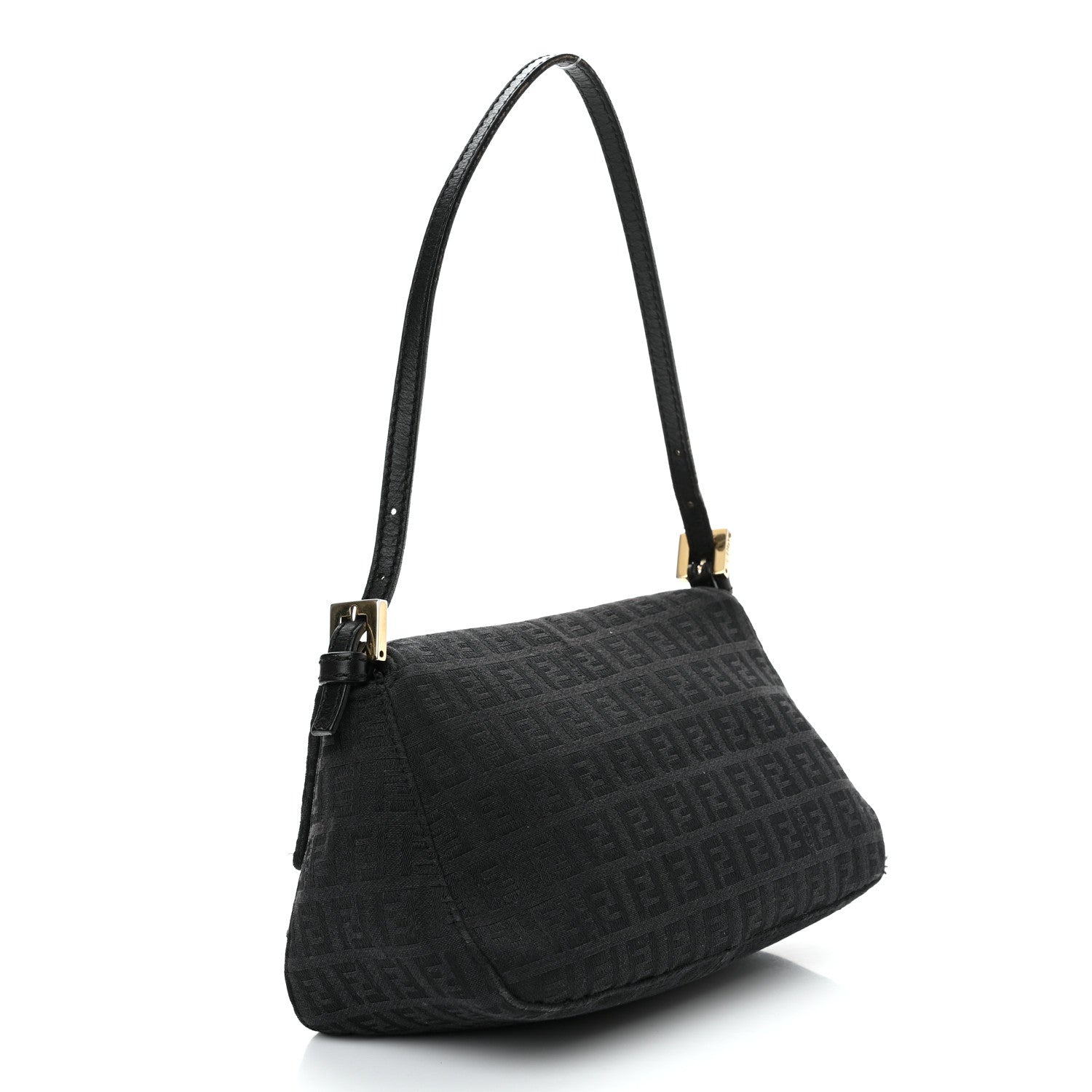 Fendi Zucchino Mini Mama Baguette Black 3 of 16