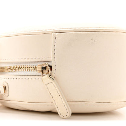 Chanel Lambskin Quilted Chanel 19 Round Clutch With Chain White 9 of 13