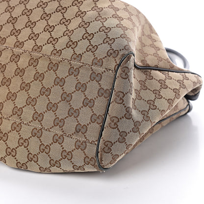 Gucci Monogram Large Sukey Tote Beige Ebony Black 11 of 15