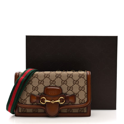 Gucci Monogram Lady Web Convertible Wallet Beige Cuir 10 of 10