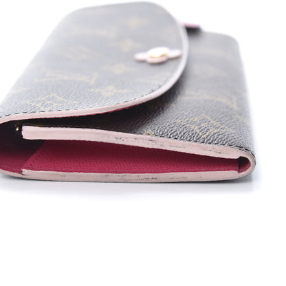 Louis Vuitton Monogram Bloom Flower Emilie Wallet 8 of 11
