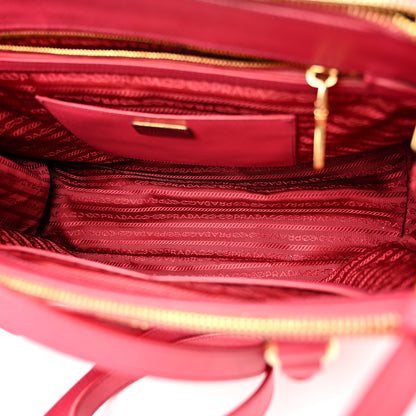 Prada Saffiano Medium Galleria Double Zip Tote Peonia 5 of 18