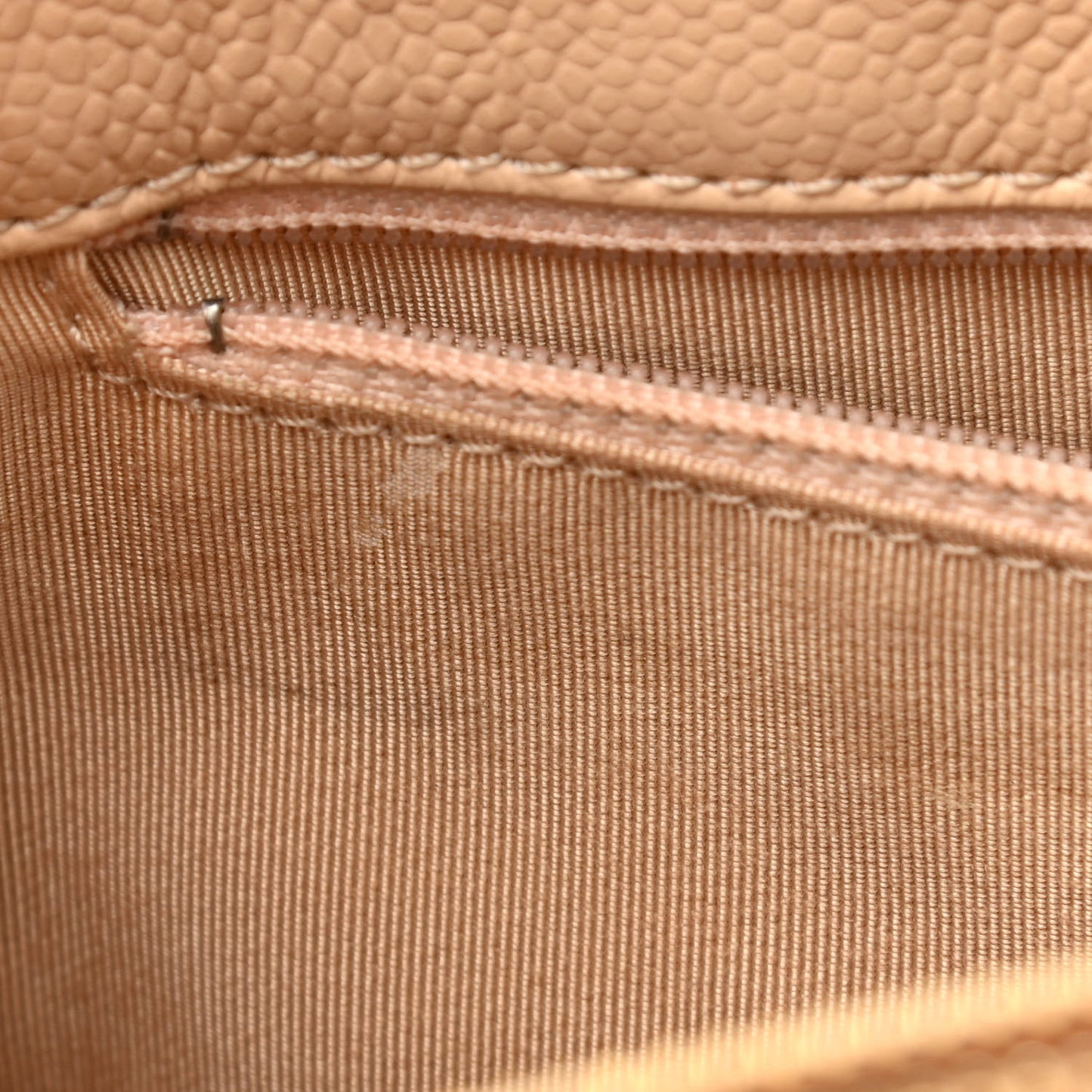 Caviar Quilted Grand Shopping Tote GST Beige Clair