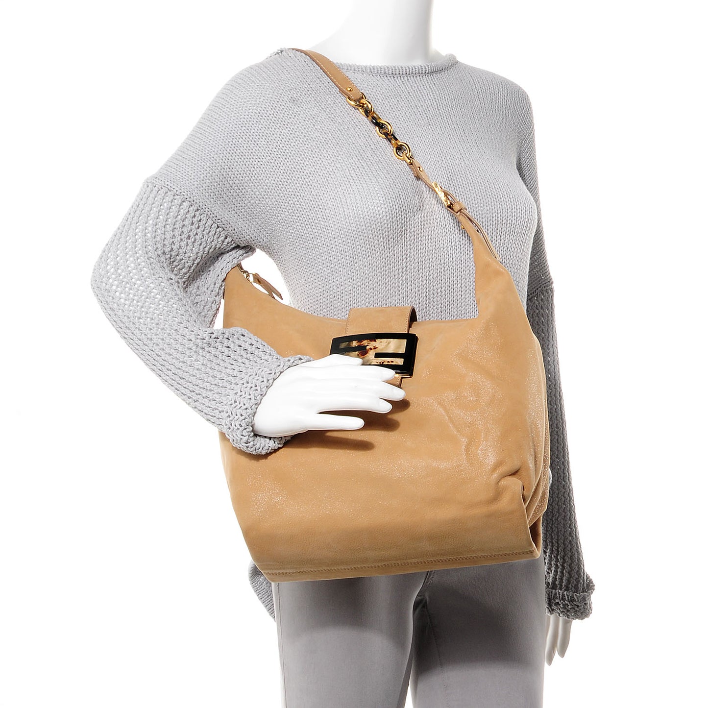 Vitello Savana Forever Hobo Caramello Tartaruga Natural