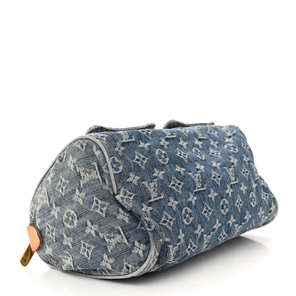 Louis Vuitton Monogram Denim Neo Speedy Blue 4 of 21