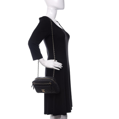 Chanel Caviar Quilted Small In & Out Camera Case Black 2 of 11