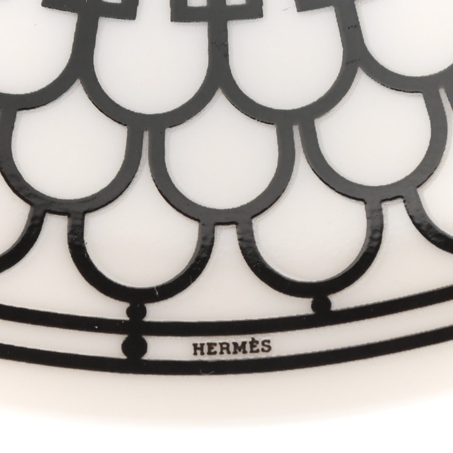 Porcelain H Deco Coffee Cup And Saucer Set Of 2 Black