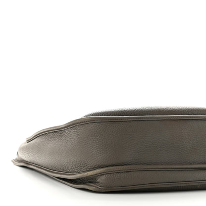 Hermes Taurillon Clemence Evelyne III GM Etain 10 of 11