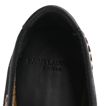 Saint Laurent Canvas Nappa Elba Light Logo Embroidered Espadrilles 40 Black 7 of 9
