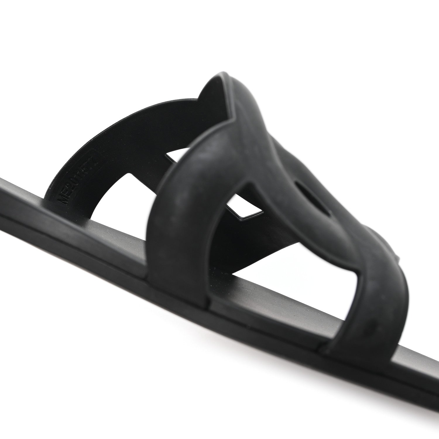 Hermes Rubber Aloha Sandals 38 Black 9 of 9