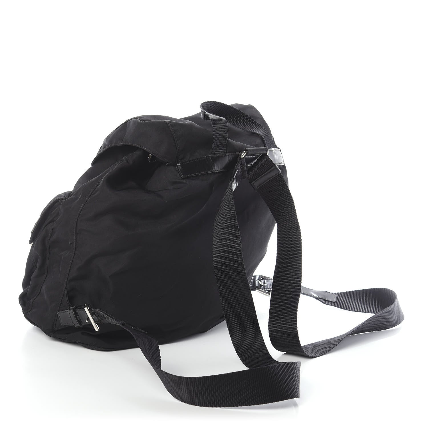 Prada Nylon Vela Medium Backpack Black 2 of 12