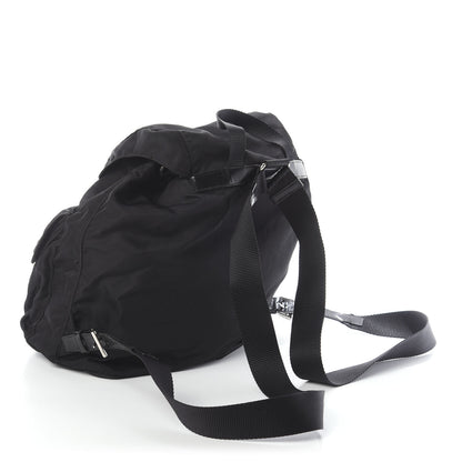 Prada Nylon Vela Medium Backpack Black 2 of 12