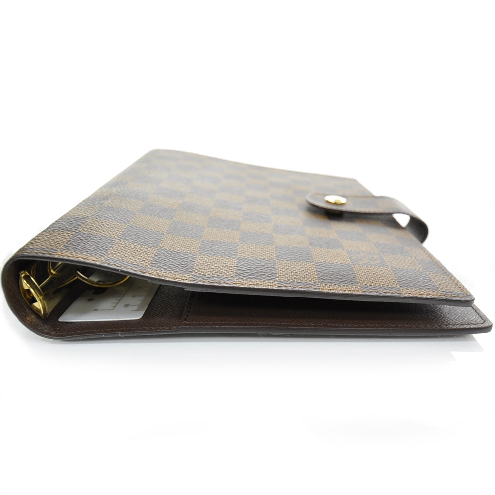 Louis Vuitton Damier Ebene Large Ring Agenda 4 of 8