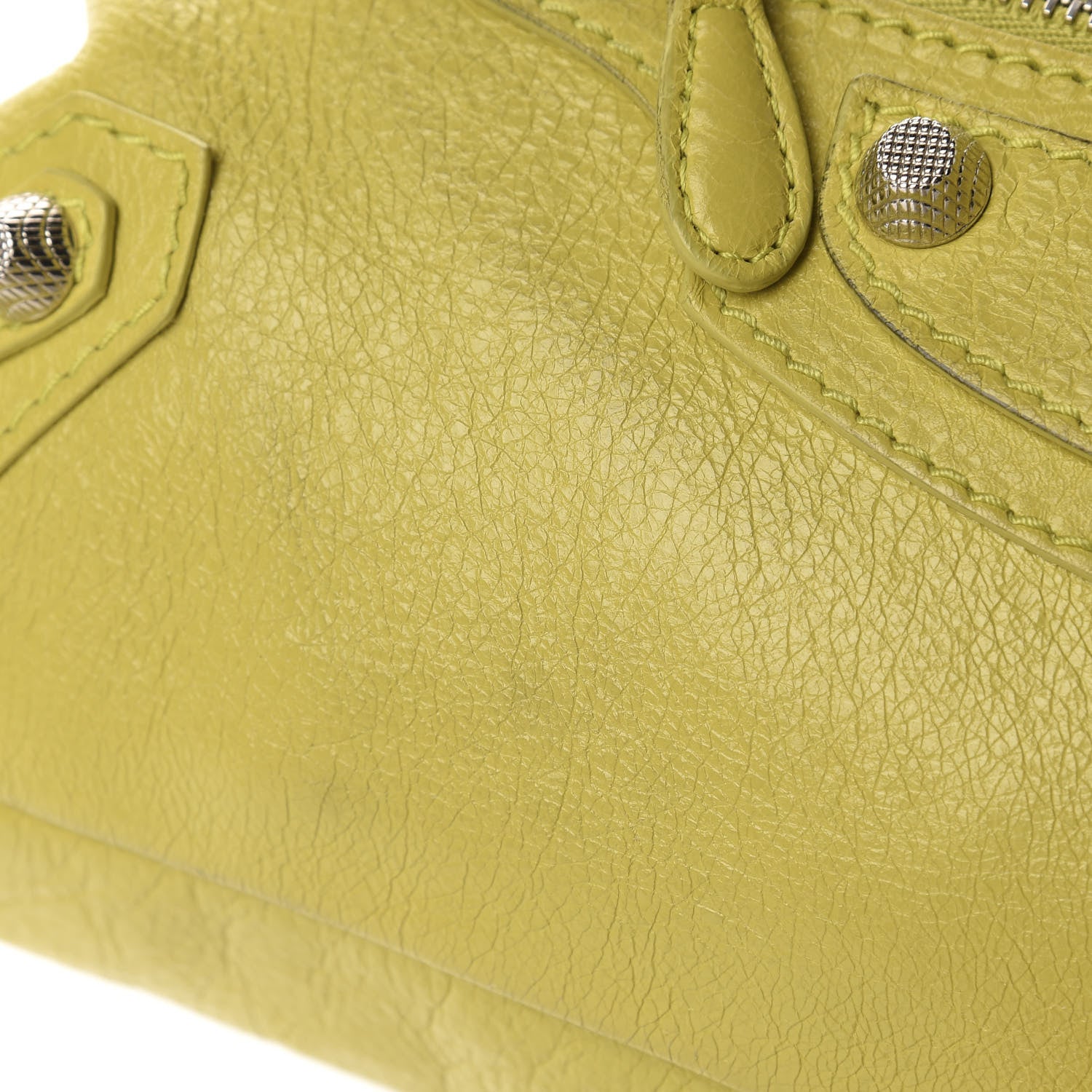 Balenciaga Agneau Giant 12 Silver Hardware First Jaune Poussin 8 of 11